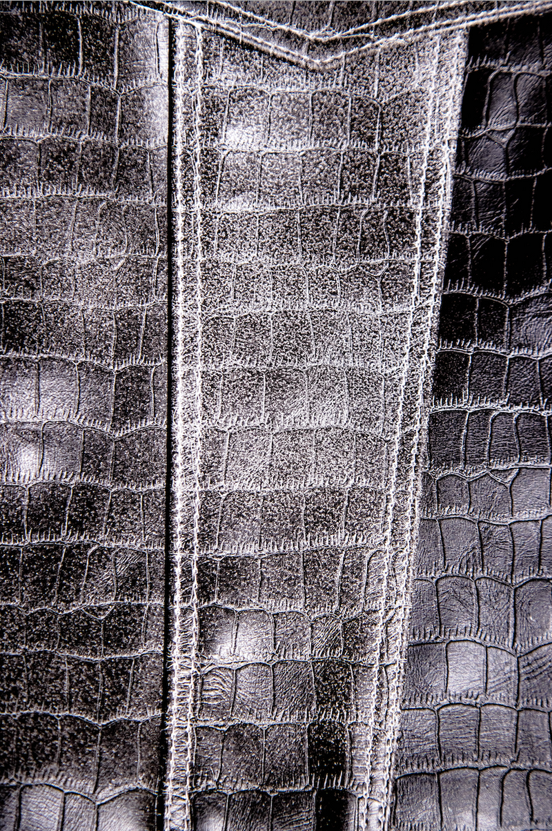 Charcoal Sobek Leather Jacket