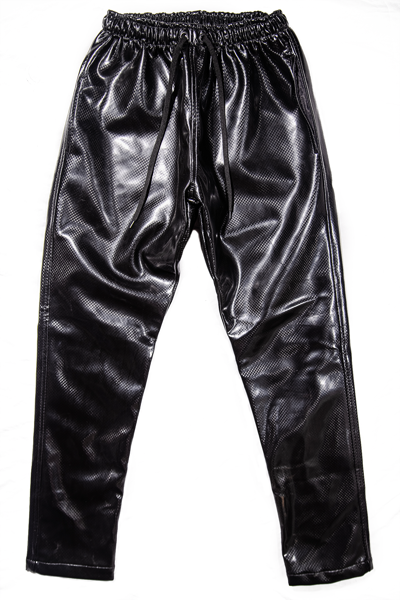 Black Patent Leather Vinyl Pants