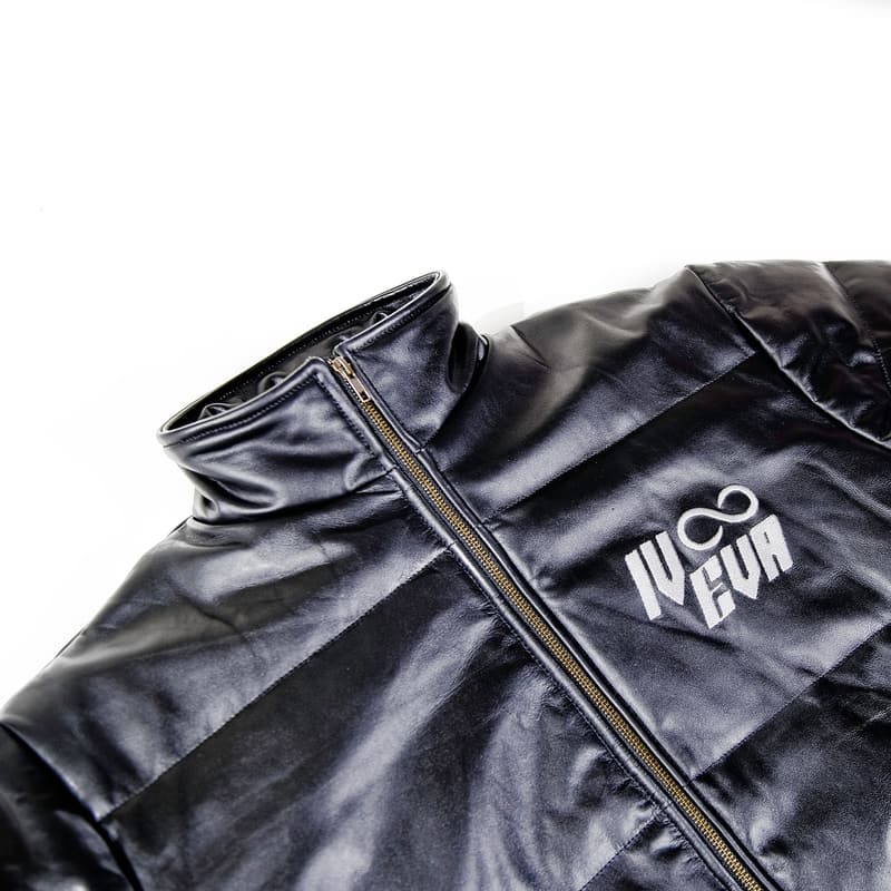 Leather Puffer Jacket
