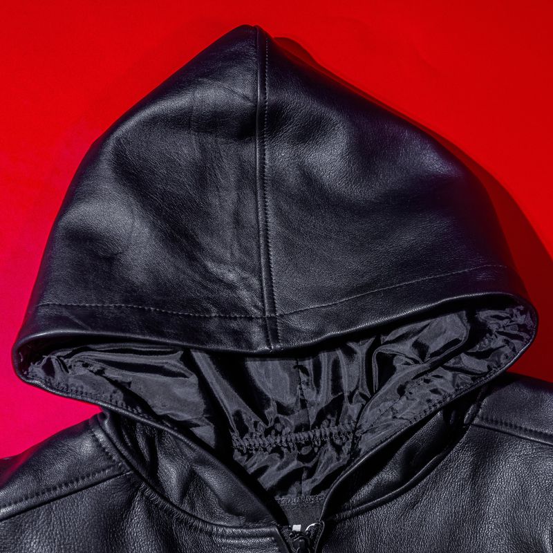 Sheep Leather Anorak Jacket