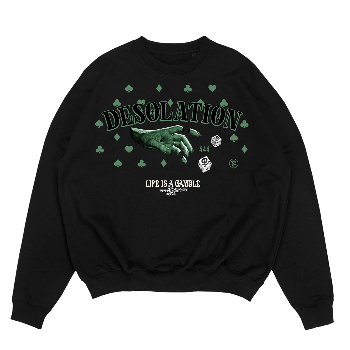 ' Life's A Gamble ' Heavyweight Crewneck