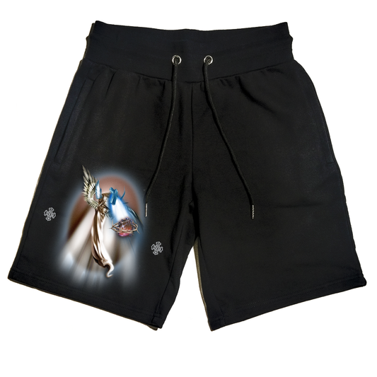 ' Angel Uriel ' French Terry Shorts