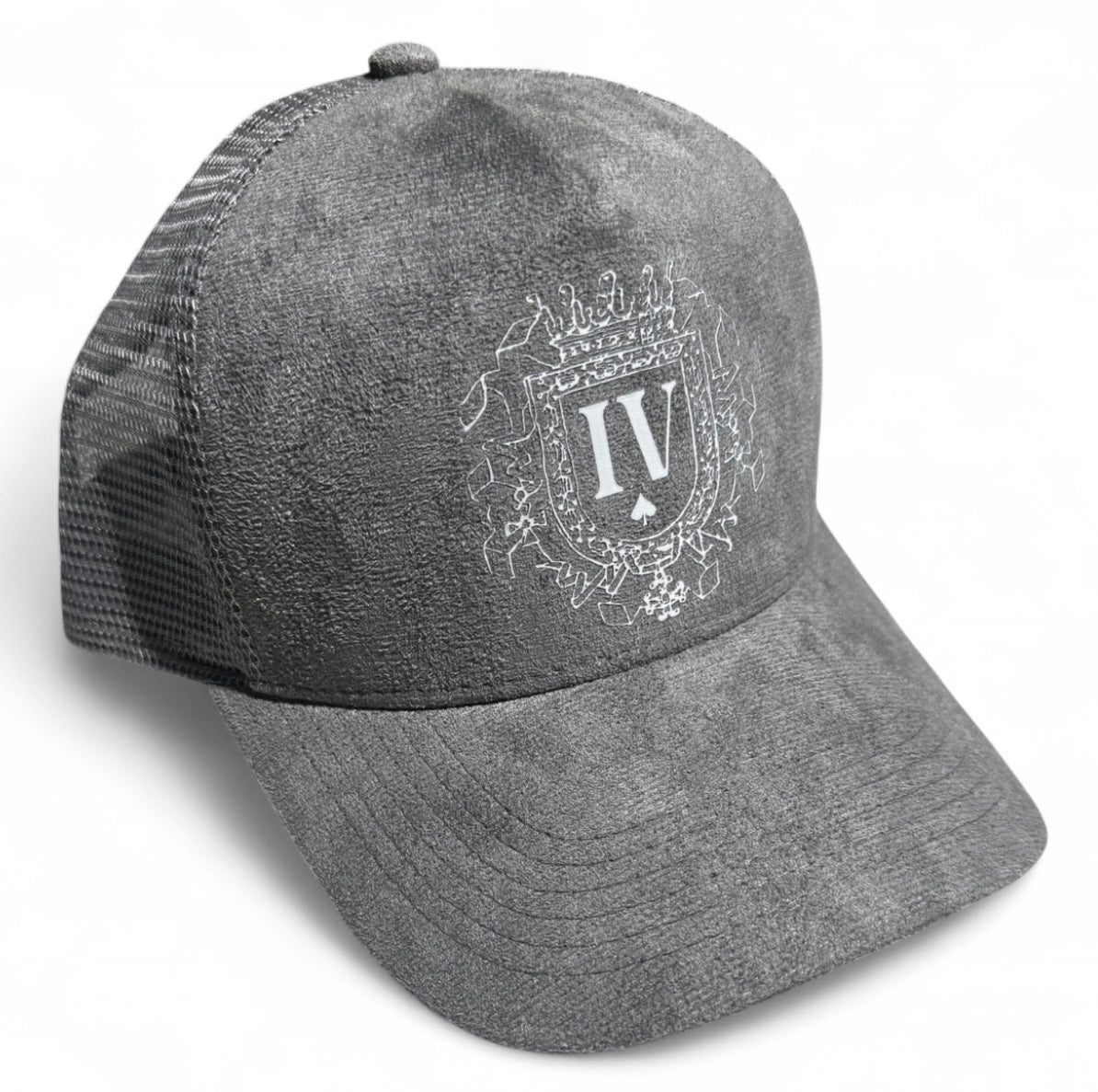‘ King’s Crest ‘ Suede Trucker Hat