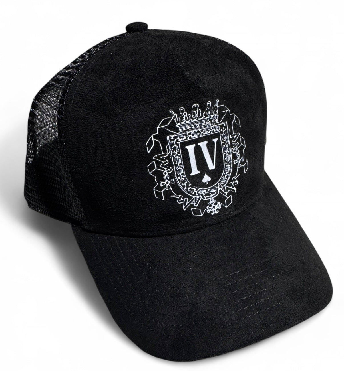 ‘ King’s Crest ‘ Suede Trucker Hat