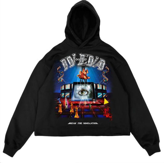 ' Simulation ' Heavyweight Hoodie