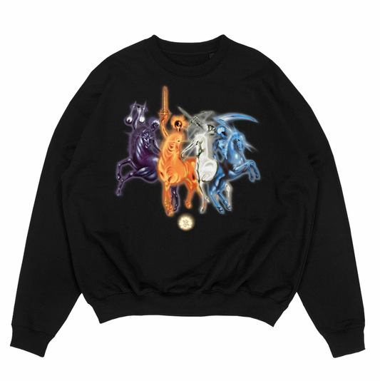 ' 4 Horsemen ' Heavyweight Crewneck