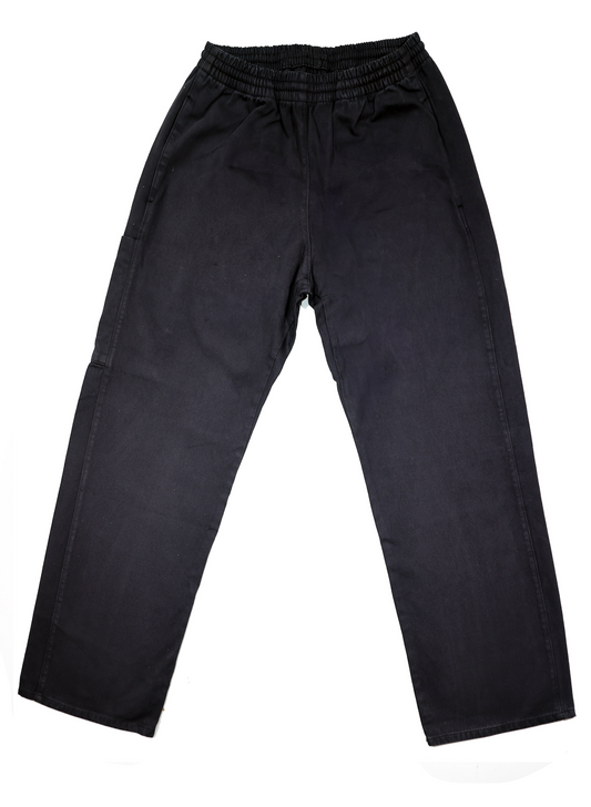 DENIM CARGO PANTS
