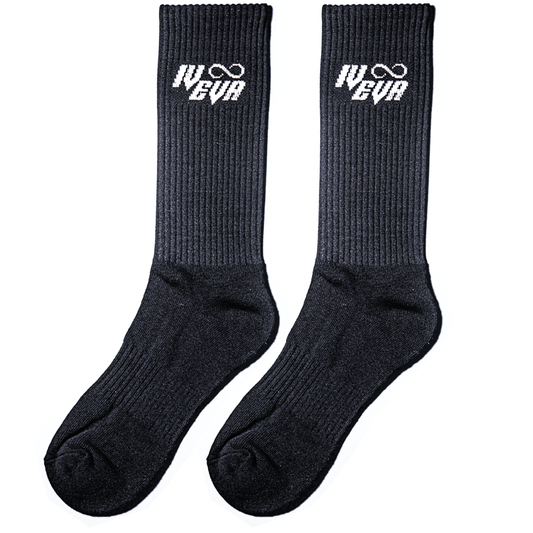 Black Logo Socks